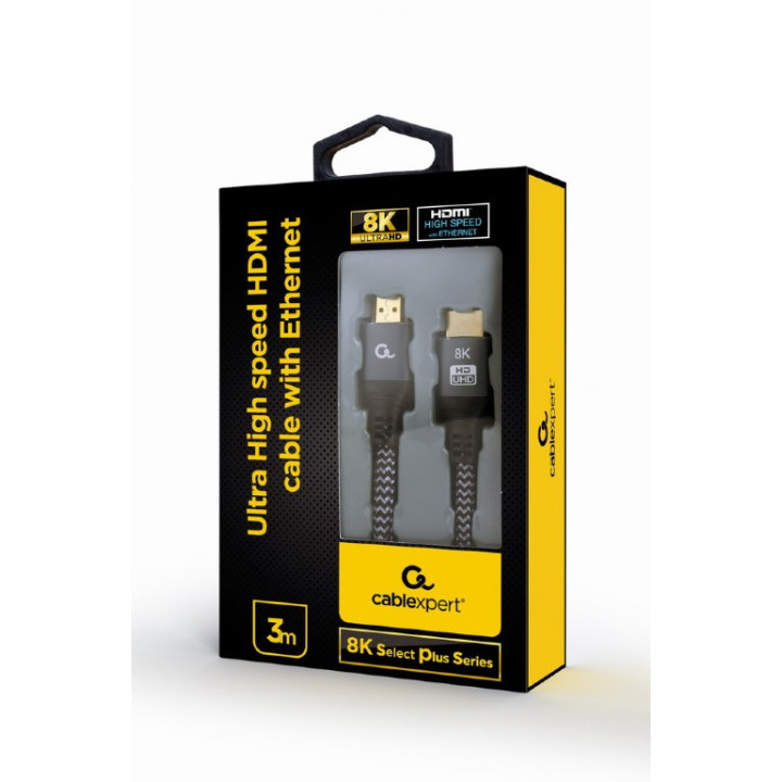 Gembird CCB-HDMI8K-3M cabo HDMI HDMI Type A (Standard) Cinzento