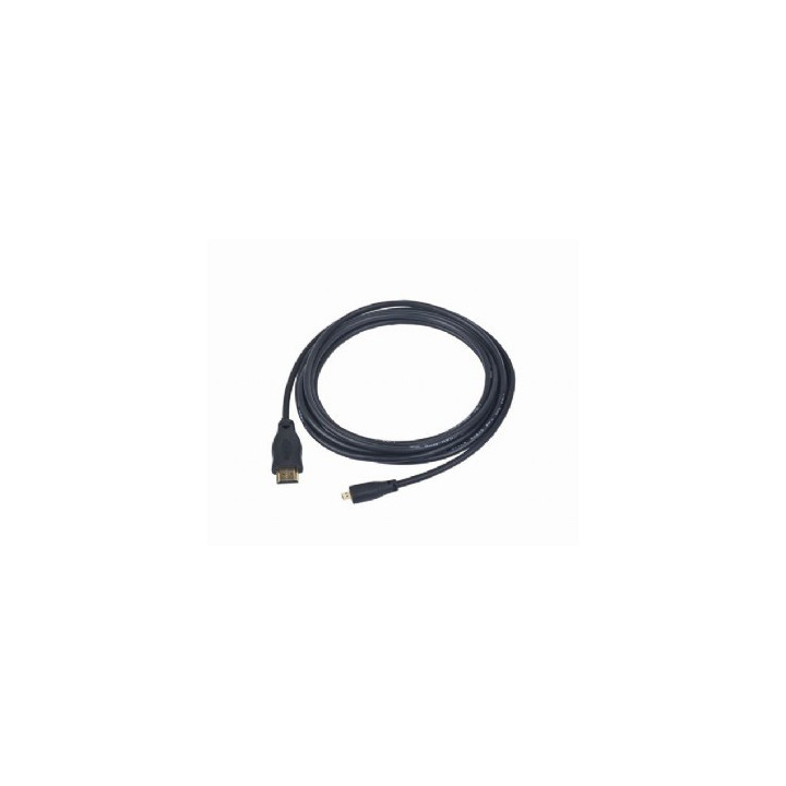 Gembird 4.5m HDMI-M micro HDMI-M cabo HDMI 4,5 m HDMI Type A (Standard) HDMI Type D (Micro) Preto
