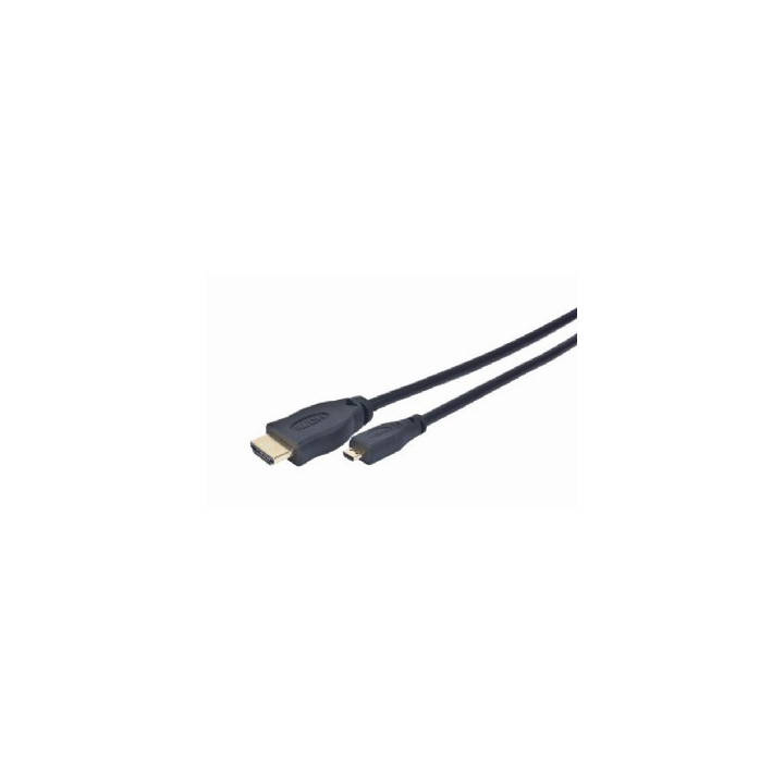 Gembird 4.5m HDMI-M micro HDMI-M cabo HDMI 4,5 m HDMI Type A (Standard) HDMI Type D (Micro) Preto