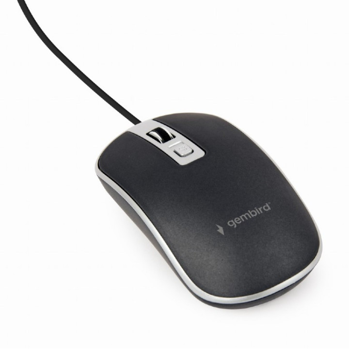 Gembird MUS-4B-06-BS rato Escritório Ambidestro USB Type-A Ótico 1200 DPI