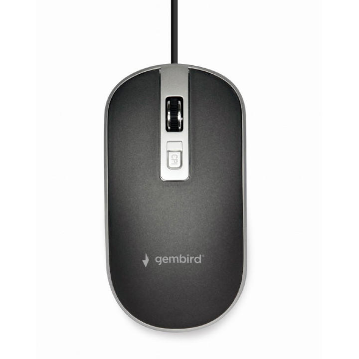 Gembird MUS-4B-06-BS rato Escritório Ambidestro USB Type-A Ótico 1200 DPI