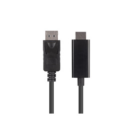 Lanberg CA-DPHD-11CC-0010-BK adaptador para cabos DisplayPort HDMI Preto
