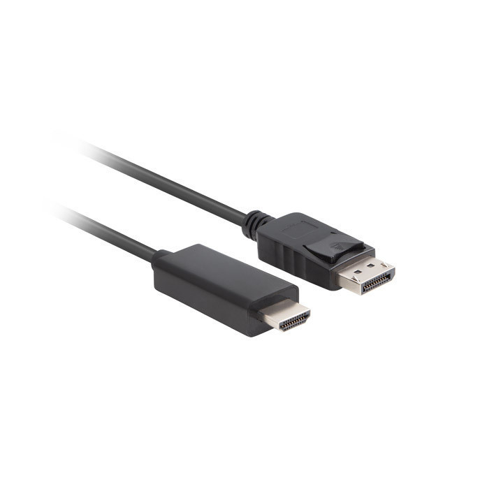 Lanberg CA-DPHD-11CC-0050-BK adaptador para cabos DisplayPort HDMI Preto