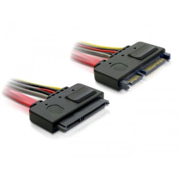 DeLOCK SATA Cable 0.5m cabo SATA 0,5 m Vermelho
