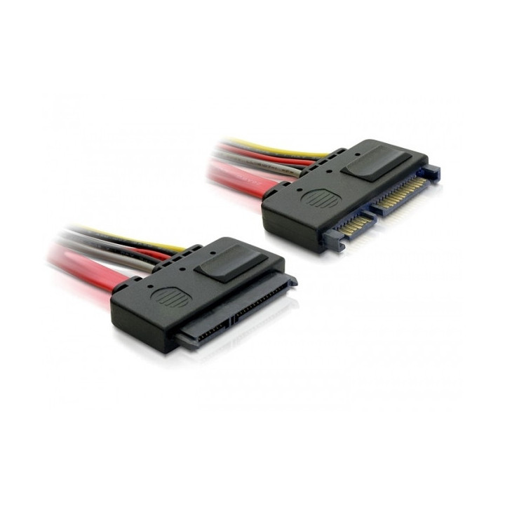 DeLOCK SATA Cable 0.5m cabo SATA 0,5 m Vermelho