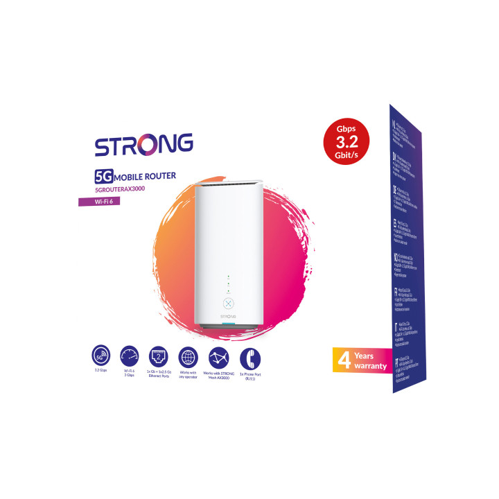 Strong 5G Router AX3000 Router de rede móvel