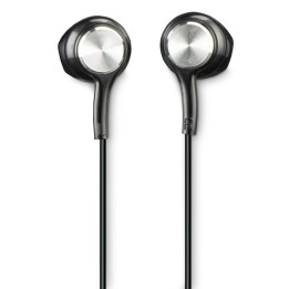Hama Ocean II Auscultadores Com fios Intra-auditivo Chamadas Música USB Type-C Preto, Prateado