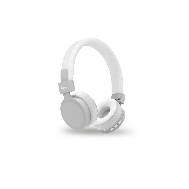 Hama Freedom Lit II Auscultadores Sem fios Fita de cabeça Chamadas Música Bluetooth Branco