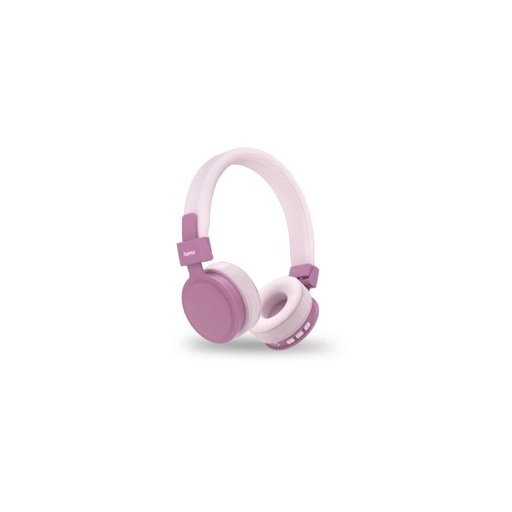 Hama 00184199 auscultador Auscultadores Sem fios Fita de cabeça Chamadas Música Bluetooth Rosa