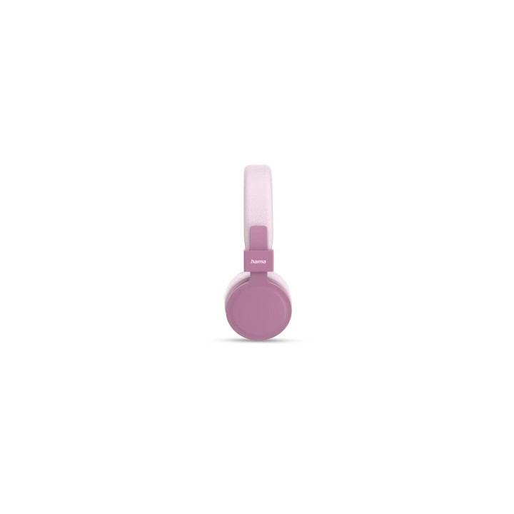 Hama 00184199 auscultador Auscultadores Sem fios Fita de cabeça Chamadas Música Bluetooth Rosa
