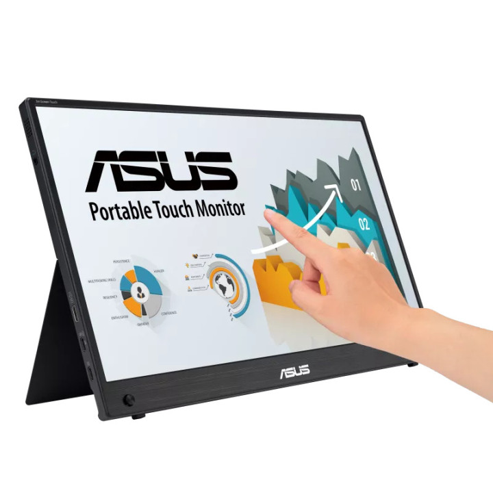 ASUS ZenScreen MB16AMTR monitor de ecrã 39,6 cm (15.6") 1920 x 1080 pixels Full HD LCD Ecrã táctil Preto