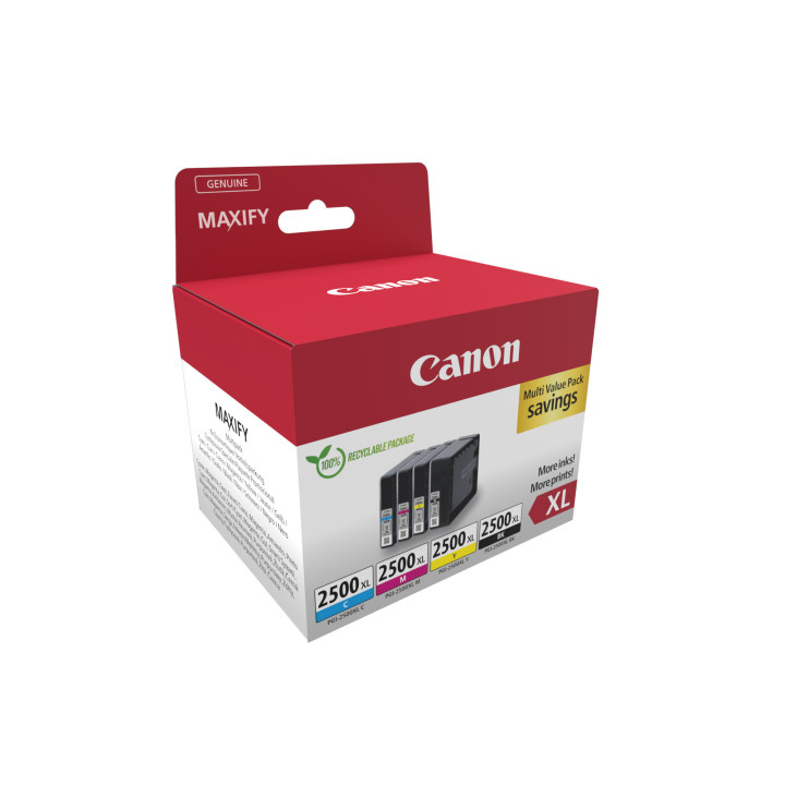 Canon 9254B010 tinteiro 4 unidade(s) Original Rendimento alto (XL) Preto, Ciano, Magenta, Amarelo