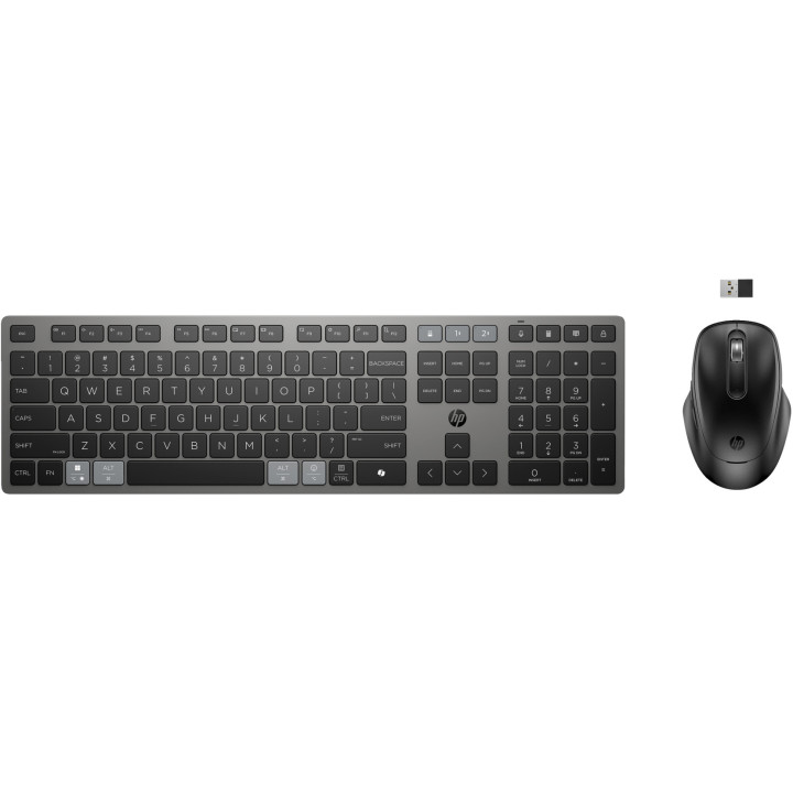 Teclado HP 725 Multi Rchrgbl Wireless teclado e rato MSE Preto