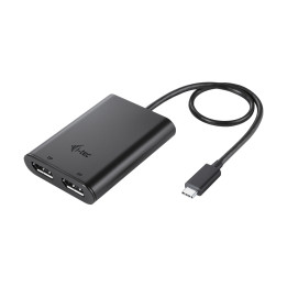 i-tec C31DUAL4K60DP adaptador gráfico USB 7680 x 4320 pixels Preto
