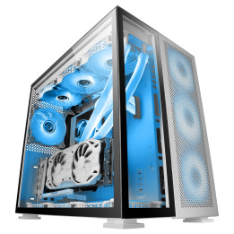 Mars Gaming MCNOVA caixa para computador Tower Alumínio, Preto