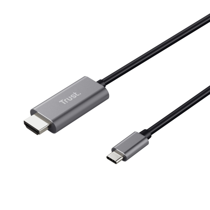 Trust Calyx adaptador gráfico USB Preto, Metálico