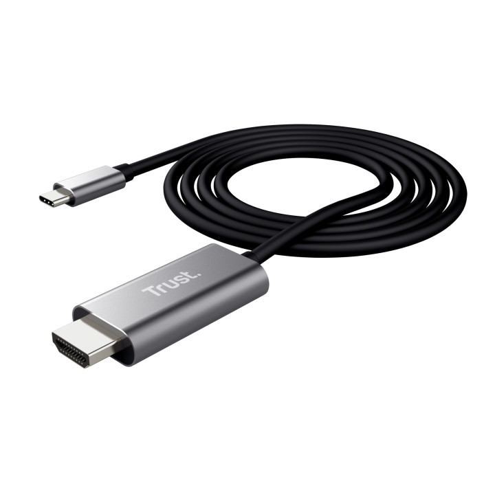 Trust Calyx adaptador gráfico USB Preto, Metálico