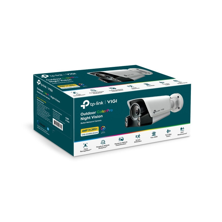 TP-Link VIGI C340S Bala (forma) Câmara de segurança IP Exterior 2688 x 1520 pixels Parede