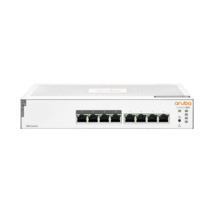 HPE Aruba Networking Aruba Instant On 1830 8G 4p Class4 PoE 65W Gerido L2 Gigabit Ethernet (10 100 1000) Power over Ethernet