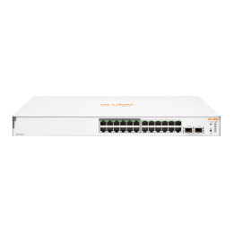 HPE Aruba Networking Aruba Instant On 1830 24G 12p Class4 PoE 2SFP 195W Gerido L2 Gigabit Ethernet (10 100 1000) Power over