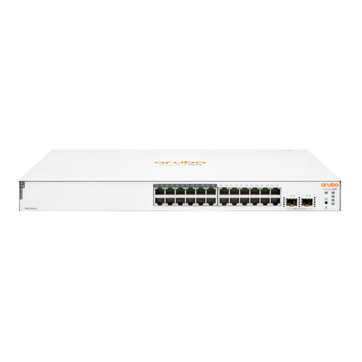 HPE Aruba Networking Aruba Instant On 1830 24G 12p Class4 PoE 2SFP 195W Gerido L2 Gigabit Ethernet (10 100 1000) Power over