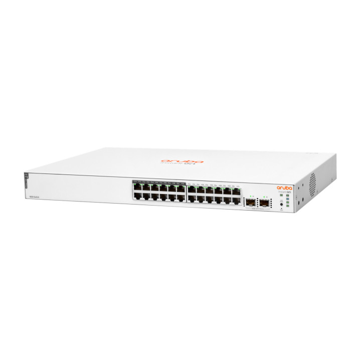 HPE Aruba Networking Aruba Instant On 1830 24G 12p Class4 PoE 2SFP 195W Gerido L2 Gigabit Ethernet (10 100 1000) Power over