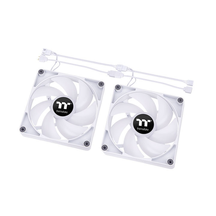 Thermaltake TT CT140 ARGB Sync PC Caixa de computador Ventoinha Branco 2 unidade(s)