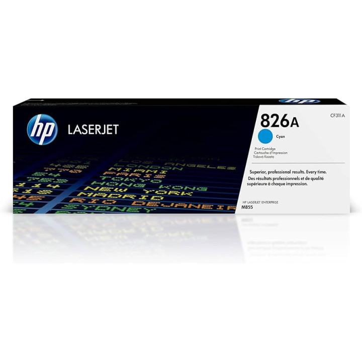 Toner Original HP LaserJet 826A Ciano