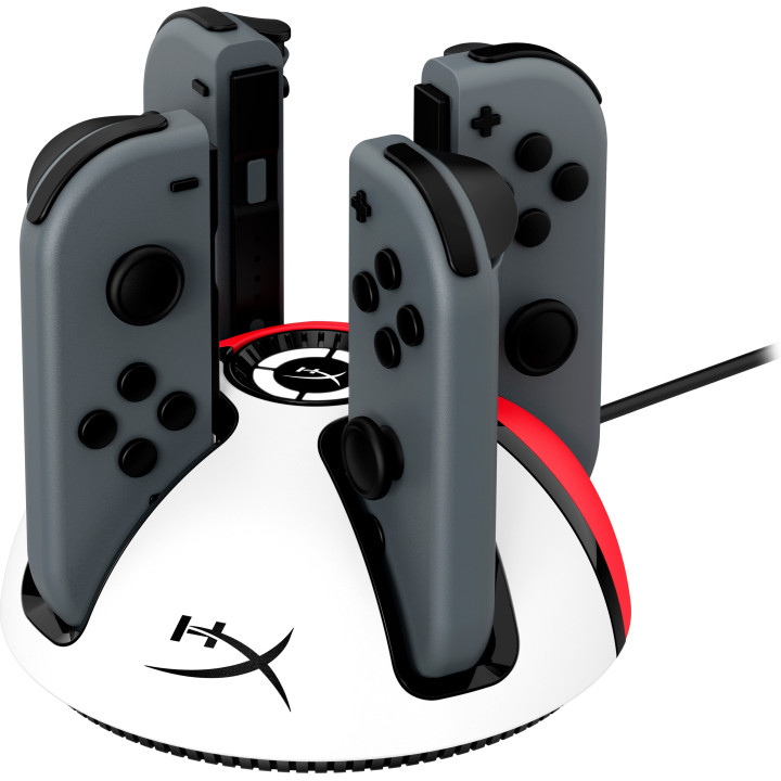 HyperX ChargePlay Quad 2 Comando Vermelho, Branco USB Interior