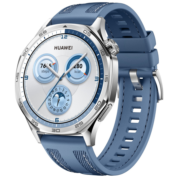 Huawei WATCH GT5 46mm 3,63 cm (1.43") AMOLED Digital 466 x 466 pixels Aço inoxidável GPS