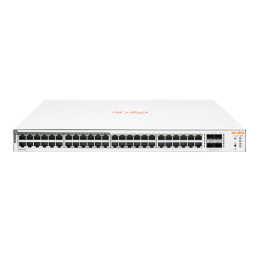 HPE Aruba Networking Aruba Instant On 1830 48G 24p Class4 PoE 4SFP 370W Gerido L2 Gigabit Ethernet (10 100 1000) Power over