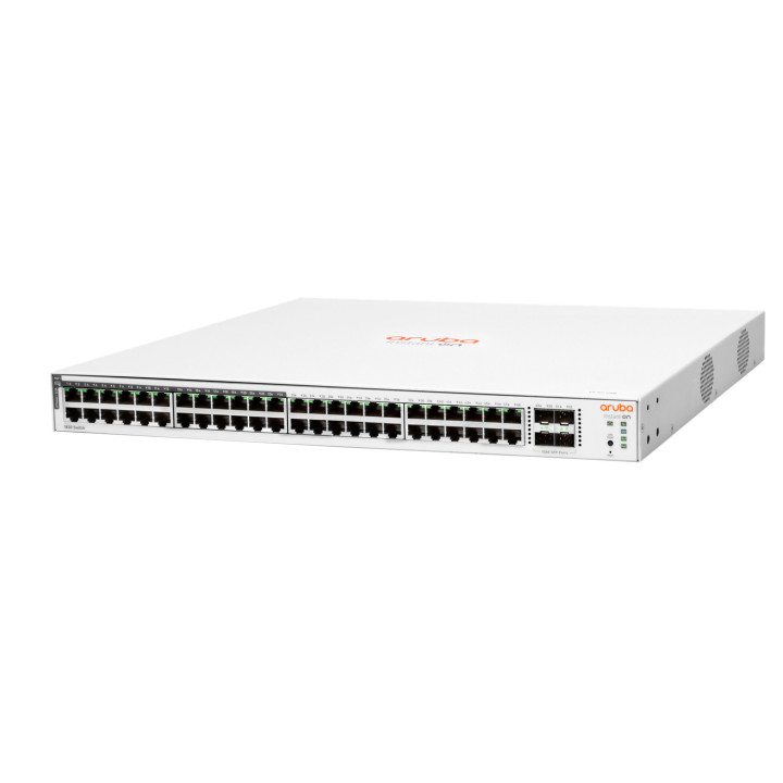 HPE Aruba Networking Aruba Instant On 1830 48G 24p Class4 PoE 4SFP 370W Gerido L2 Gigabit Ethernet (10 100 1000) Power over