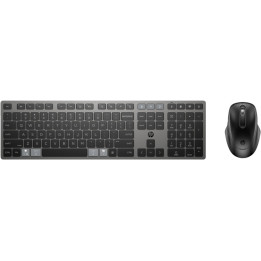Teclado + rato HP 720 multidispositivo recarregáveis Wireless Preto
