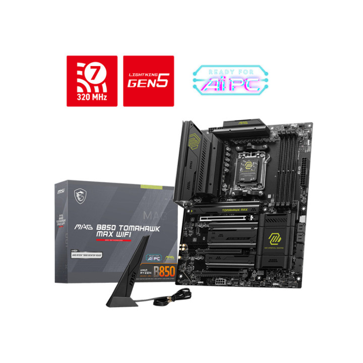 Motherboard MSI MAG B850 TOMAHAWK MAX WIFI AMD B850 AM5 ATX