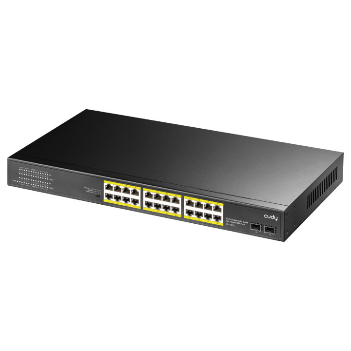 Cudy GS1028PS2 switch de rede Gigabit Ethernet (10 100 1000) Power over Ethernet (PoE) Preto