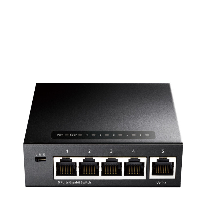 Cudy GS105 switch de rede Gigabit Ethernet (10 100 1000) Preto