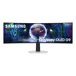 Samsung S49DG934SU monitor de ecrã 124,5 cm (49") 5120 x 1440 pixels Dual QHD OLED Prateado