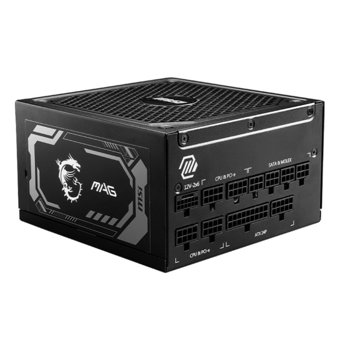 MSI MAG A1250GL PCIE5 fonte de alimentação 1250 W 24-pin ATX 1U Preto