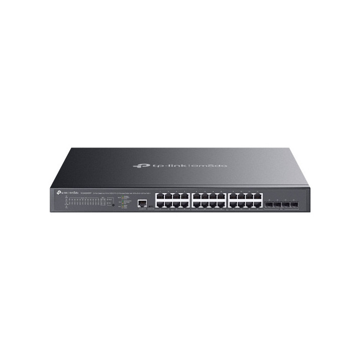 TP-Link Omada SG3428XMPP switch de rede Gerido L2+ Gigabit Ethernet (10 100 1000) Power over Ethernet (PoE) 1U Preto