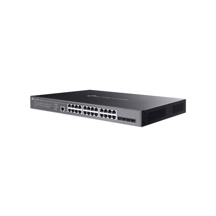 TP-Link Omada SG3428XMPP switch de rede Gerido L2+ Gigabit Ethernet (10 100 1000) Power over Ethernet (PoE) 1U Preto