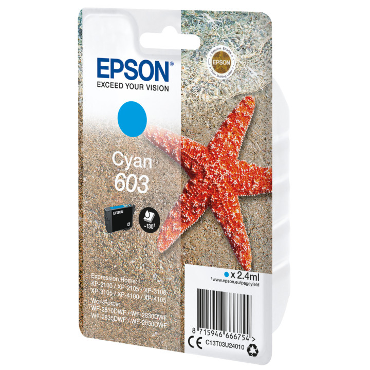 Epson C13T03U24010 tinteiro 1 unidade(s) Original Rendimento padrão Ciano