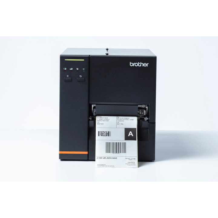 Brother TJ-4120TN impressora de etiquetas Térmica direta Transferência termal 300 x 300 DPI 178 mm seg Ethernet LAN