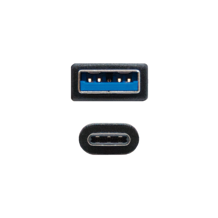 Nanocable 10.01.4002 cabo USB USB 3.2 Gen 2 (3.1 Gen 2) 2 m USB C USB A Preto