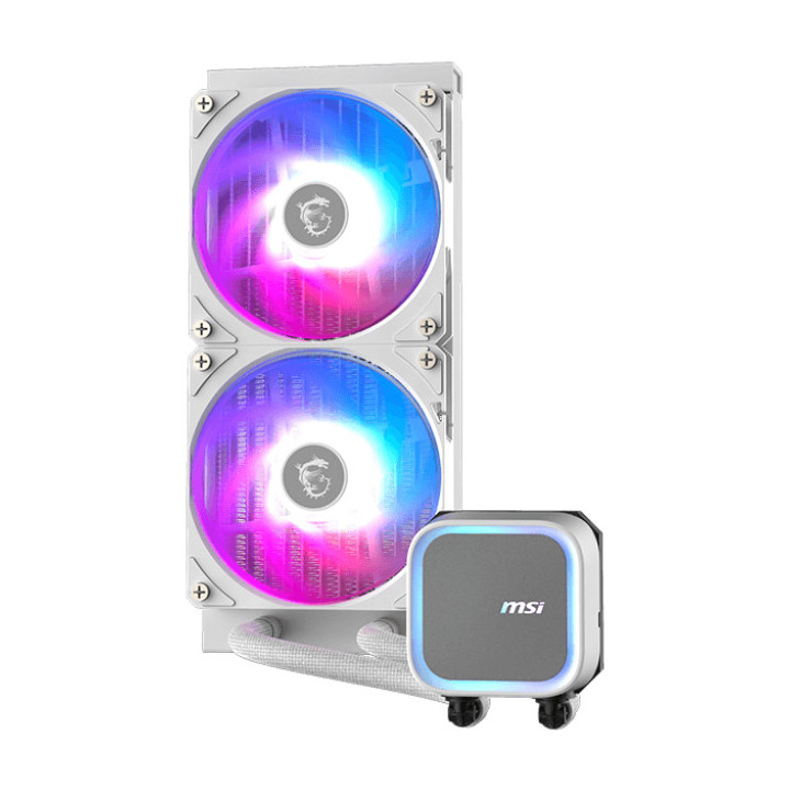 MSI MAG CORELIQUID A13 240 WHITE Sistema de Arrefecimento de Computador Placa mãe, Processador Refrigerador líquido all-in-one