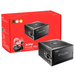 Fonte XPG PYLON 750W 80+ Bronze ATX Preta