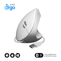SUBBLIM SUBMO-EDGVU02 rato Universal Mão direita USB Type-A Ótico 1600 DPI