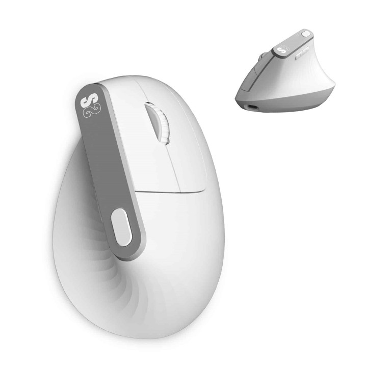 SUBBLIM SUBMO-EDNVW02 rato Universal Mão direita Bluetooth + USB Type-C Ótico 4000 DPI