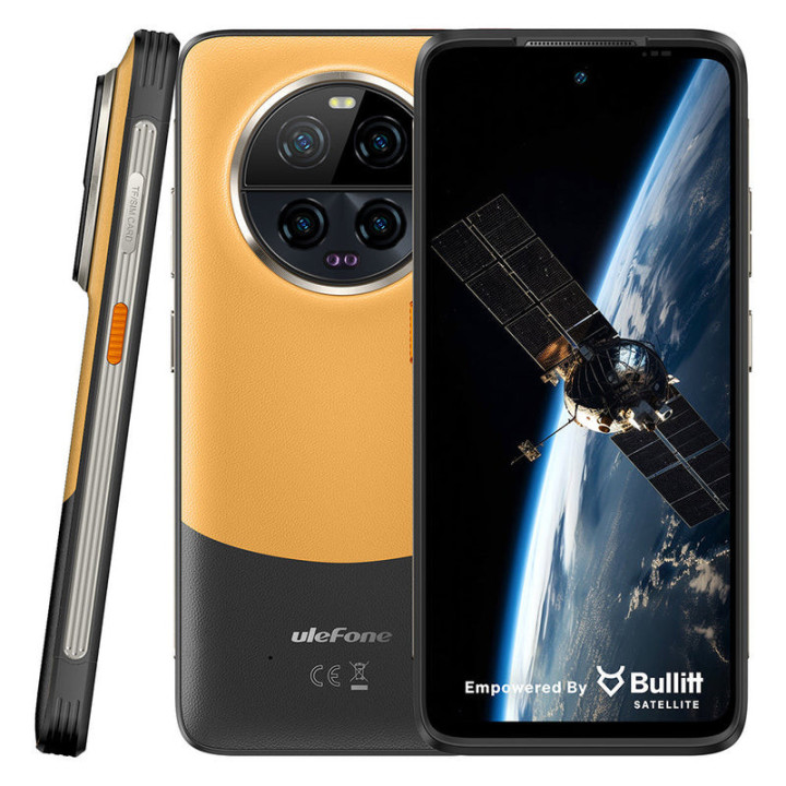 Ulefone Armor 23 Ultra 17,2 cm (6.78") Dual SIM híbrido Android 13 5G USB Type-C 12 GB 512 GB 5280 mAh Preto, Laranja