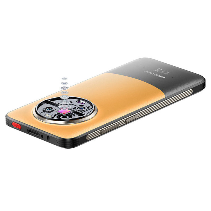 Ulefone Armor 23 Ultra 17,2 cm (6.78") Dual SIM híbrido Android 13 5G USB Type-C 12 GB 512 GB 5280 mAh Preto, Laranja