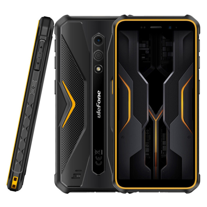 Ulefone Armor X12 13,8 cm (5.45") Dual SIM híbrido Android 13 Go edition 4G USB Type-C 3 GB 32 GB 4860 mAh Preto